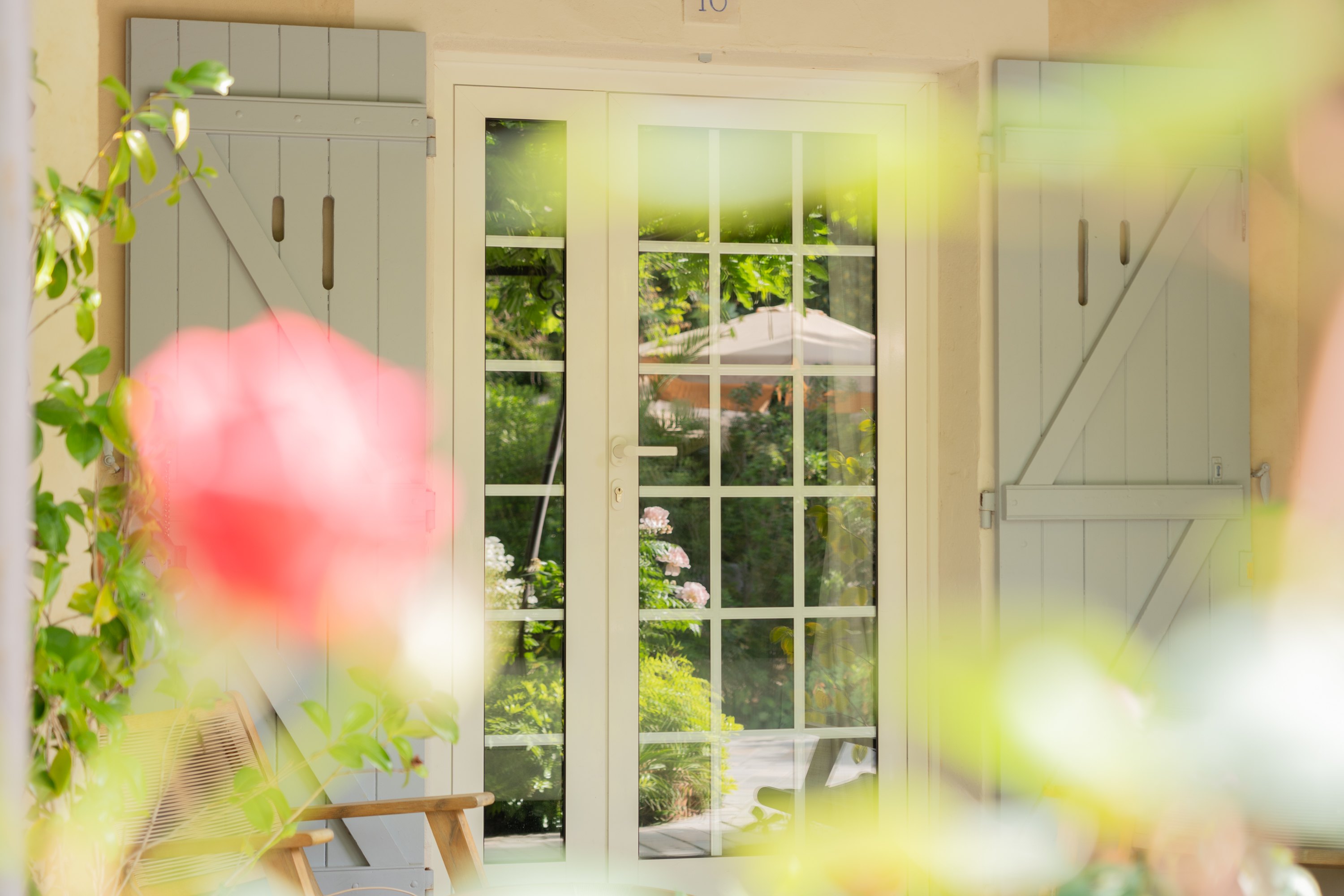 Door onto the garden